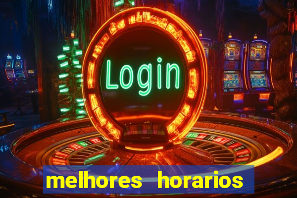 melhores horarios pagantes fortune tiger